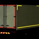 Marcaj reflectorizant pentru conturul camioanelor