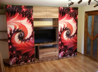 Dulap Personalizat Imagine pe Folie Adeziva Laminata Finisaj Mat